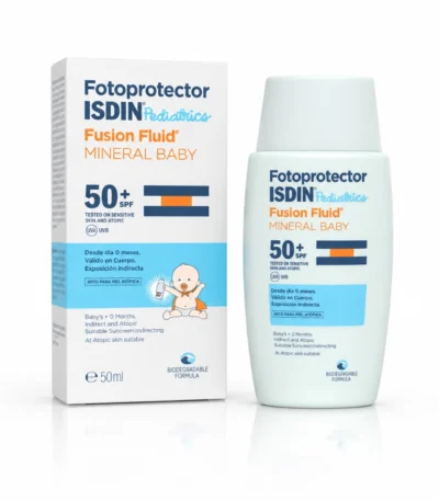 ISDIN ÉCRAN SOLAIRE MINERAL BABY SPF50+ 50ML