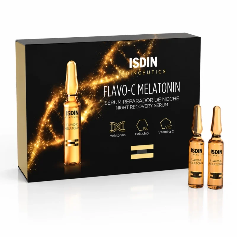 ISDINCEUTICS FLAVO-C MELATONIN SERUM REPARATEUR NUIT 10 UNIDOSES DE 2ML