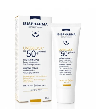 ISISPHARMA UVEBLOCK Crème Minérale SPF50+ 40ML