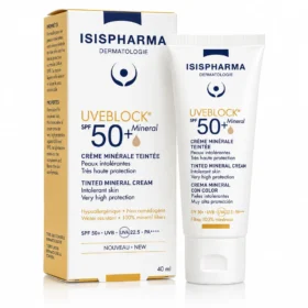 ISISPHARMA UVEBLOCK Crème Minérale Teintée SPF50+ 40ML
