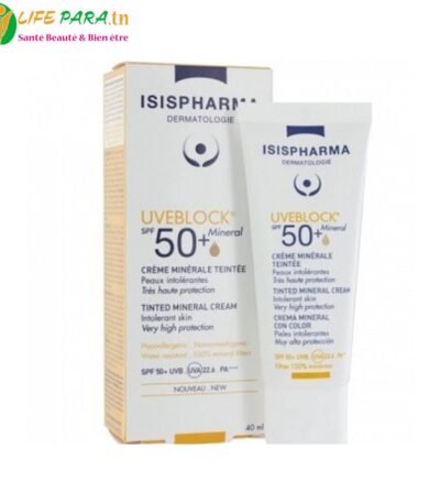 ISISPHARMA UVEBLOCK Crème Minérale Teintée SPF50+ 40ML