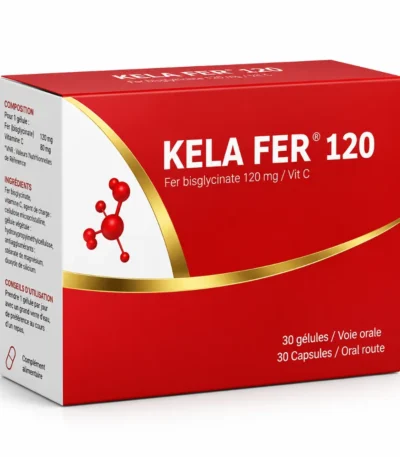 KELA FER 120 mg nouveau 220 LIPO , 30 capsules-6192440600323