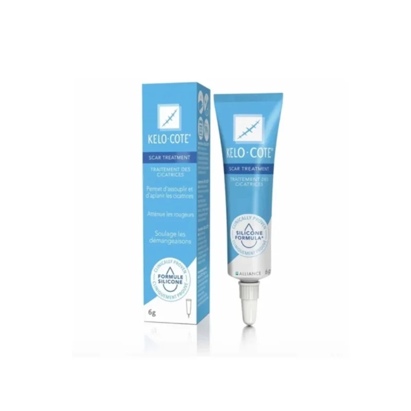 Kelo-cote Gel aide à améliorer l’aspect des cicatrices hypertrophiques et chéloïdes, transparent et rapide à sécher - Lifepara Tunisie