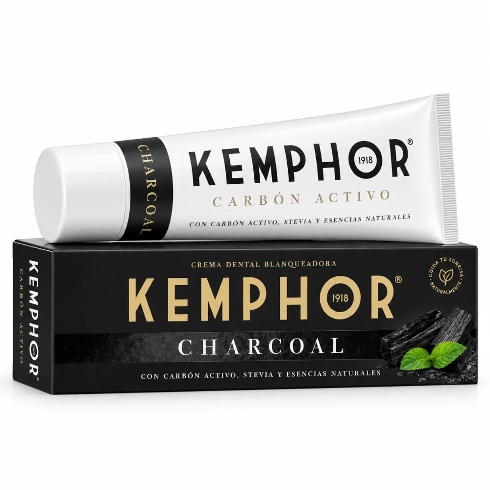 KEMPHOR DENTIFRICE CHARCOAL 75 ML KEMPHOR DENTIFRICE CHARCOAL 75 ML-8410496340757