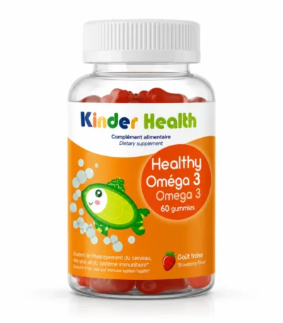 KINDER HEALTH GUMMIES OMEGA 3 GELEE ROYALE 60 GUMMIES-6192464900331