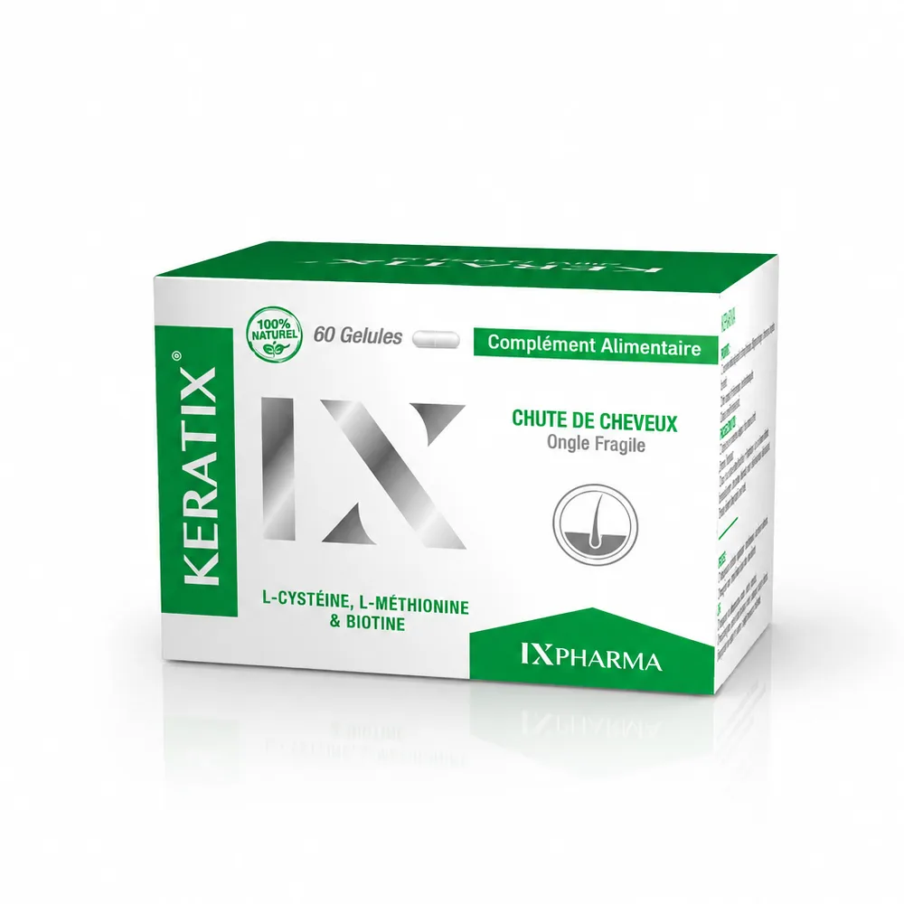 Keratix 60 Capsules Anti-Chute Cheveux Keratix 60 Capsules Anti-Chute Cheveux