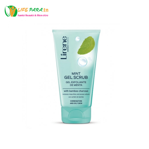LIRENE BAMBOO SCRUB MENTHE AU CHARBON DE BAMBOU, 150ML