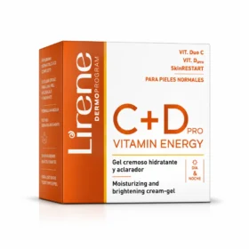 LIRENE C+D PRO VITAMIN ENERGY GEL-CRÈME DE JOUR HYDRATANT ET ÉCLAIRCISSANT – NORMALE À MIXTE 50M