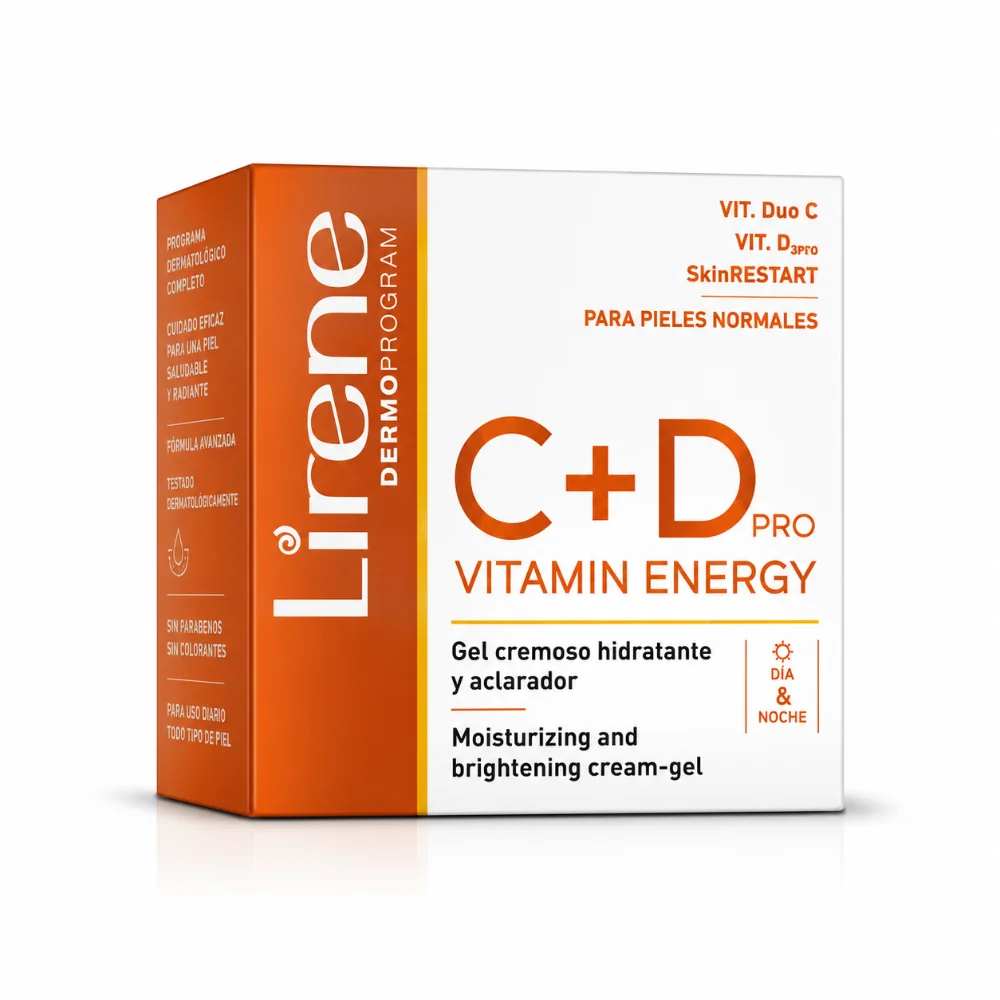 LIRENE C+D PRO VITAMIN ENERGY GEL-CRÈME DE JOUR HYDRATANT ET ÉCLAIRCISSANT – NORMALE À MIXTE 50M LIRENE C+D PRO VITAMIN ENERGY GEL-CRÈME DE JOUR HYDRATANT ET ÉCLAIRCISSANT – NORMALE À MIXTE 50M
