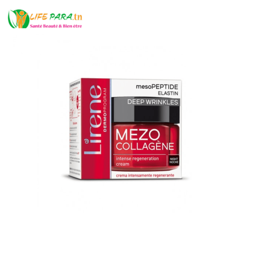 LIRENE MEZO COLLAGENE CREME DE NUIT , RIDES PROFONDES 50 ML