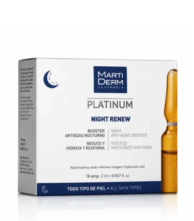 MARTIDERM PLATINUM NIGHT RENEW 10 AMPOULES