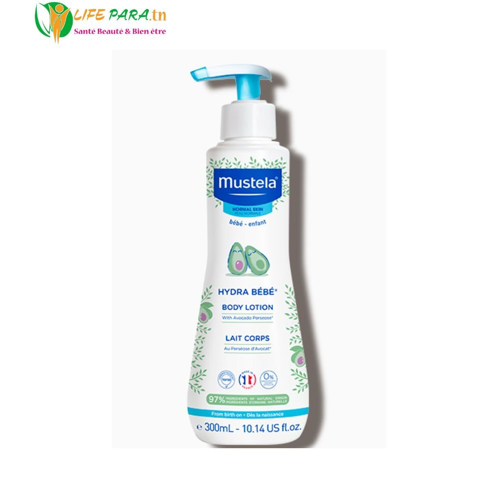 MUSTELA Hydra Bébé Lait Corps à l'Avocat 300 ml