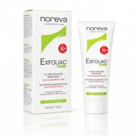NOREVA EXFOLIAC FLUIDE SOLAIRE SPF 50+ 40ML