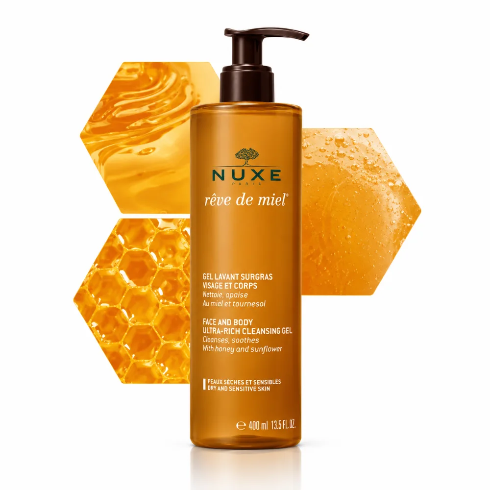 Nuxe Rêve de miel Gel nettoyant SURGRAS 400ML Nuxe Rêve de miel Gel nettoyant SURGRAS 400ML