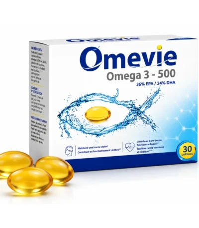 OMEVIE OMEGA 3-500 , 30 CAPSULES-6192421114061