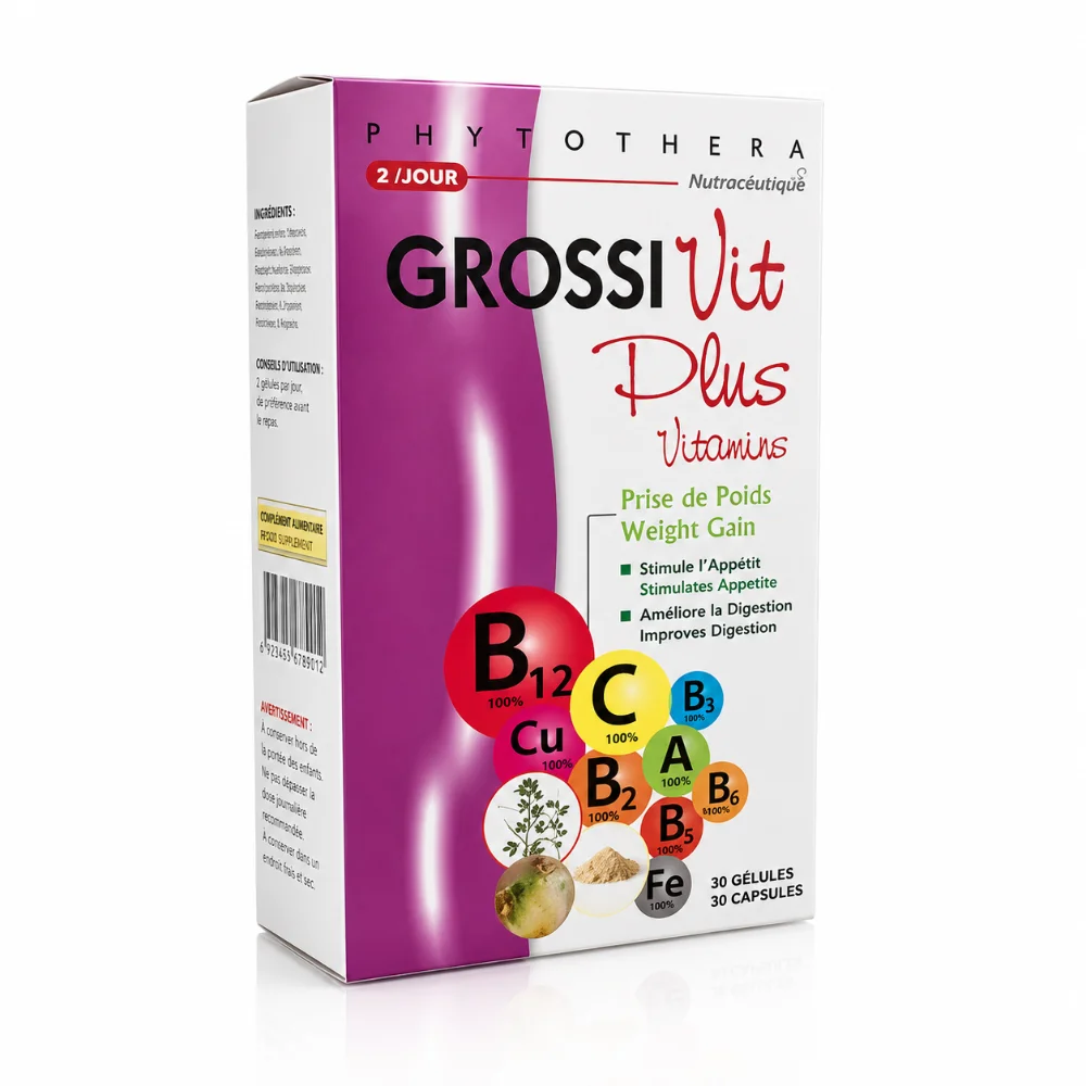 PHYTOTHERA-GROSSIVIT-PLUS-Vitamine-30-gelules PHYTOTHERA-GROSSIVIT-PLUS-Vitamine-30-gelules