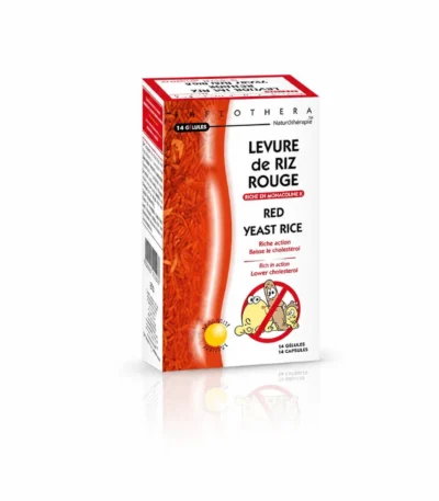 PHYTOTHERA LEVURE de RIZ ROUGE, 60 gélules
