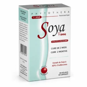 PHYTOTHERA SOYA FEMME, 60 gélules