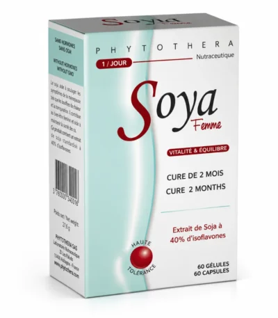 PHYTOTHERA SOYA FEMME, 60 gélules