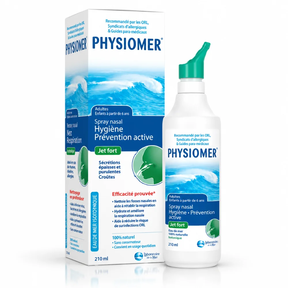 Physiomer Hygiène Nasale Jet Fort, 210ml