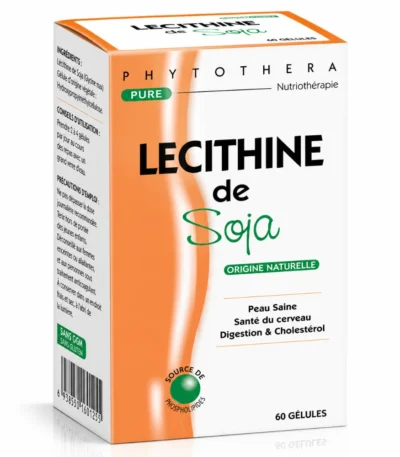 Phytothera LECITHINE de SOJA, 45 gélules