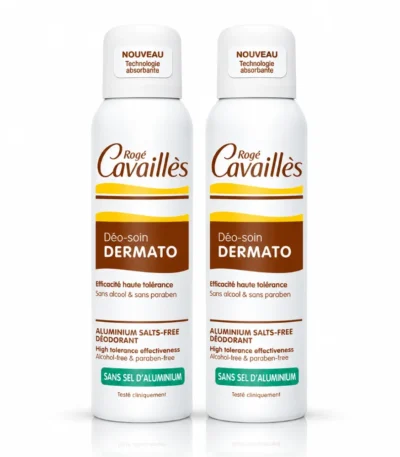 ROGE CAVAILLES DUO DEO SOIN DERMATO SPRAY SANS ALUMINIUM X2,150 ML