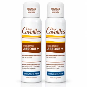 ROGE CAVAILLES DUO Déo Absorb+ Efficacité 48h Spray X2,150ml