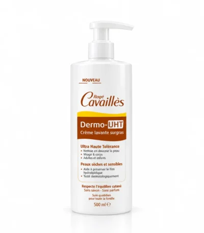 ROGE CAVAILLES Dermo-UHT Crème lavante surgras, 500 ml-3596490004743