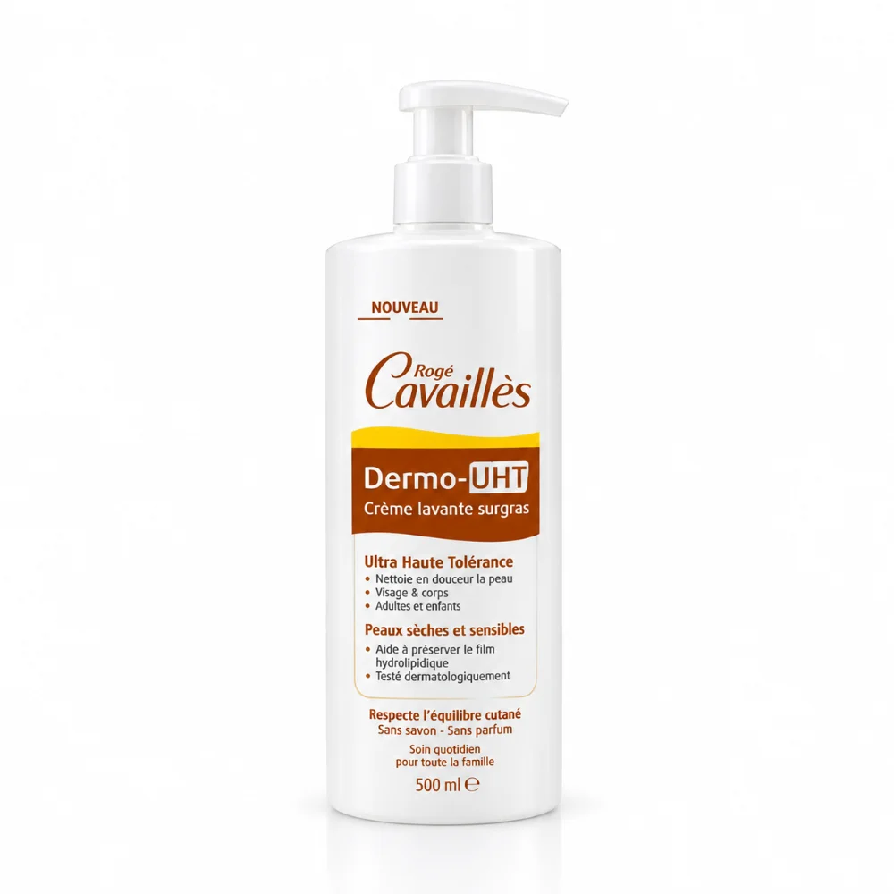 ROGE CAVAILLES Dermo-UHT Crème lavante surgras, 500 ml