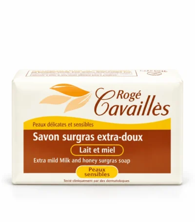 ROGE CAVAILLES Savon surgras Extra Doux Lait et Miel, 150g