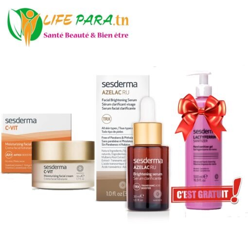 SESDERMA C-VIT CREME + AZELAC RU + LACTYFERRIN 500ml GRATUIT