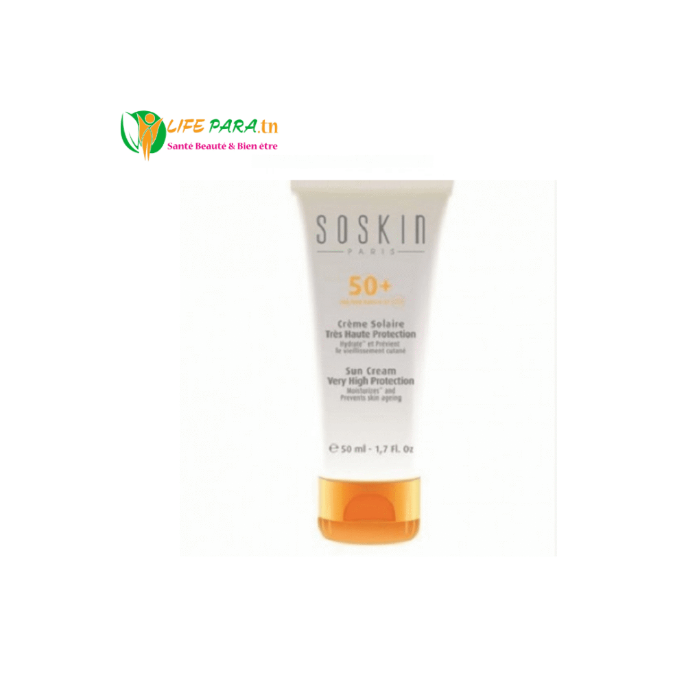 SOSKIN CREME SOLAIRE TRES HAUTE PROTECTION SPF50+