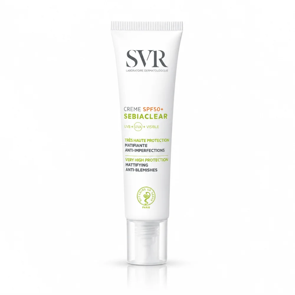 SVR SEBIACLEAR Crème Solaire SPF 50+ 40 ml SVR SEBIACLEAR Crème Solaire SPF 50+ 40 ml