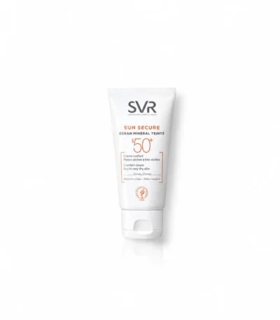 SVR SUN SECURE ÉCRAN MINÉRAL TEINTÉ-Peaux Sèches SPF50+ , 50ml
