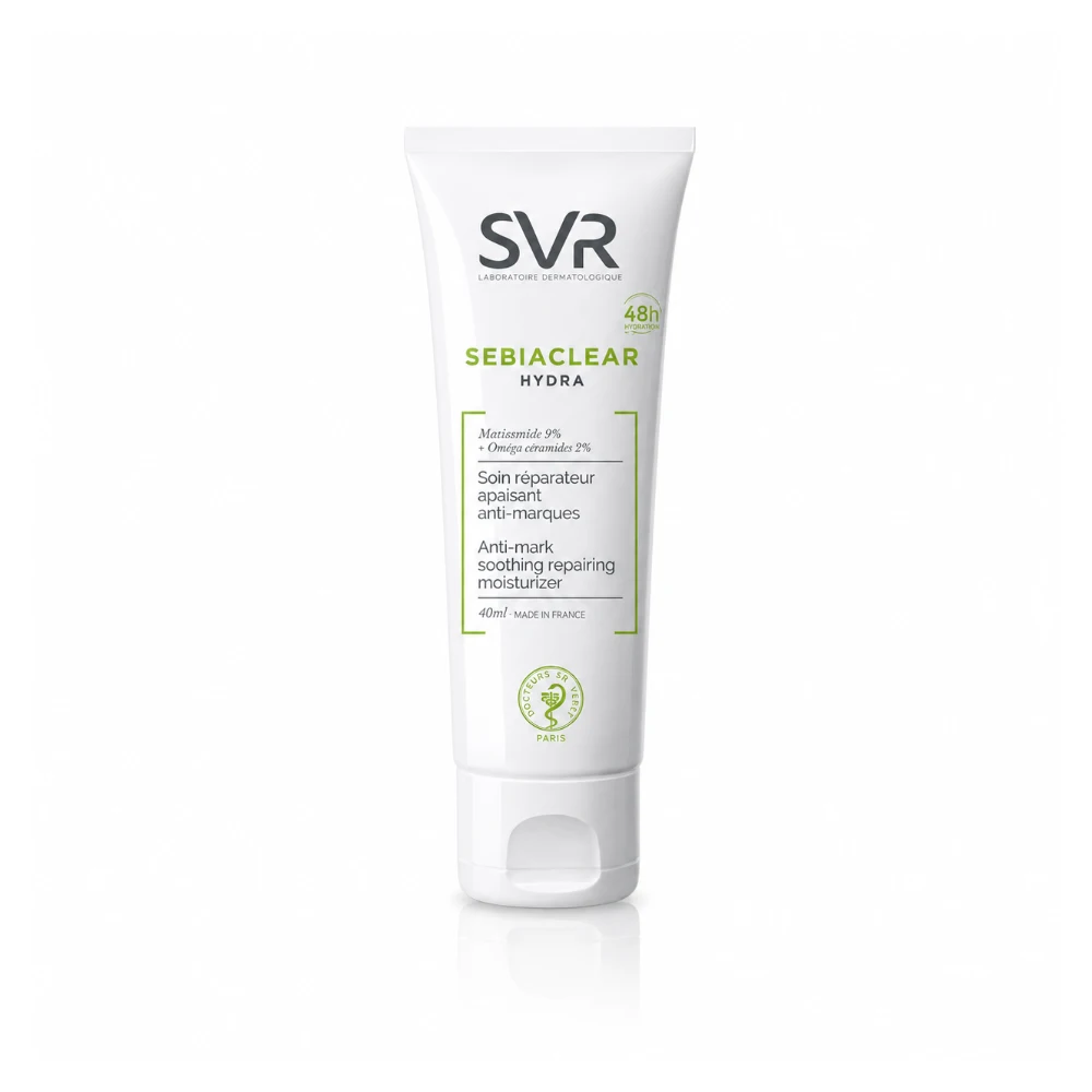 SVR Sebiaclear Hydra Soin Réparateur Apaisant Anti-Marques, 40 ml SVR Sebiaclear Hydra Soin Réparateur Apaisant Anti-Marques, 40 ml
