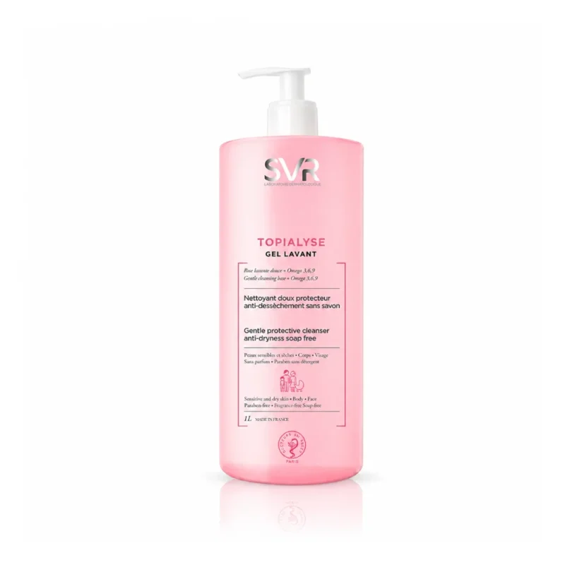 SVR TOPIALYSE GEL LAVANT FLACON POMPE, 1L