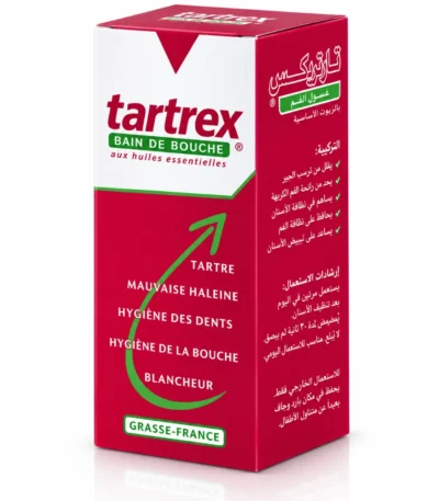 TARTREX BAIN DE BOUCHE AUX HUILES ESSENTIELLES, 250ml