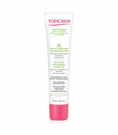 Topicrem AC Crème Hydratante Compensatrice, 40 ml