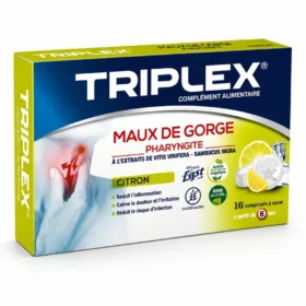 Triplex Maux de Gorge 16 comprimés Citron
