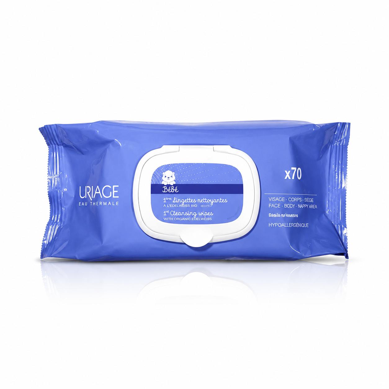 URIAGE BEBE 1ERES LINGETTES NETTOYANTES 70 LINGETTES URIAGE BEBE 1ERES LINGETTES NETTOYANTES 70 LINGETTES