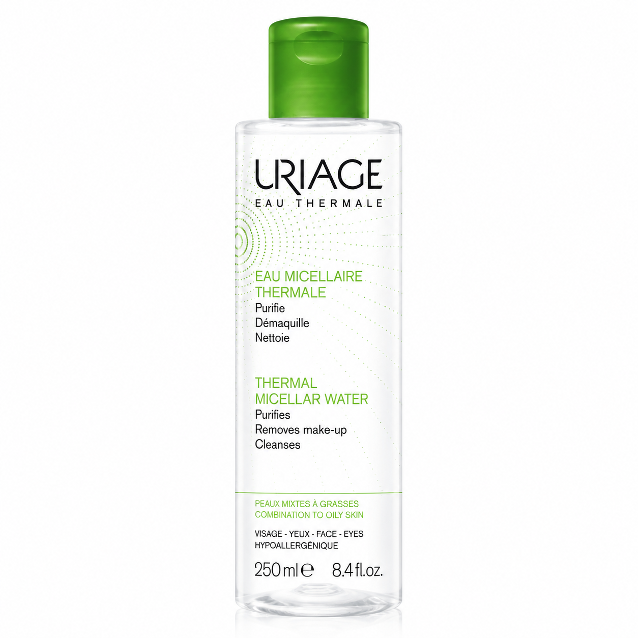 URIAGE Eau micellaire Thermale Peaux Mixtes à Grasses, 250ml URIAGE Eau micellaire Thermale Peaux Mixtes à Grasses, 250ml