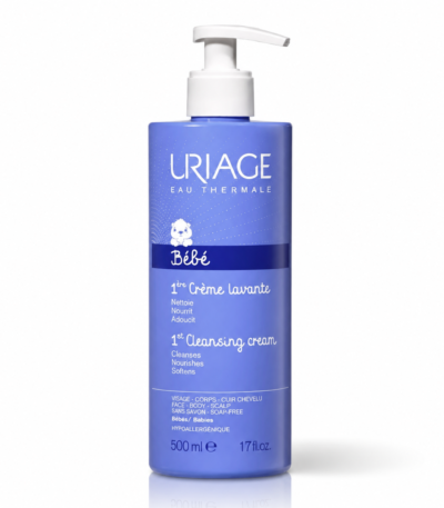 URIAGE bebe 1ere creme lavante visage corps et cuir chevelu, 500ML