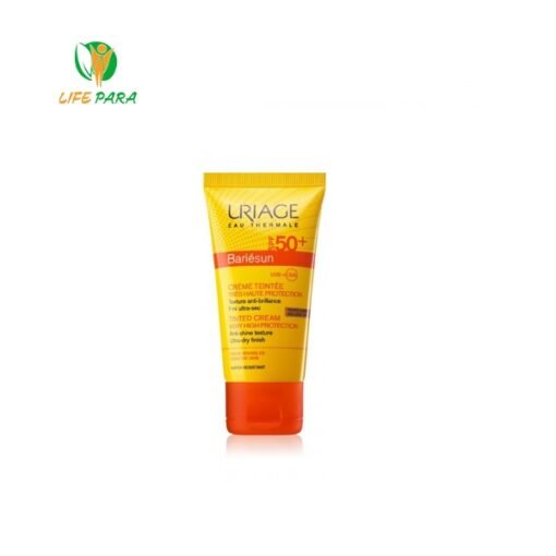 Uriage Bariésun Crème Solaire Teintée Dorée Spf 50 + , 50ml