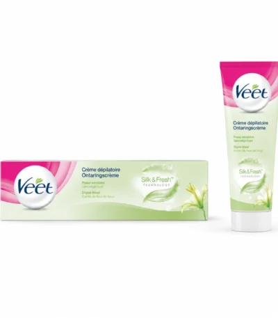 VEET crème dépilatoire peaux sèche (vert), 100 ml Lifepara Tunisie