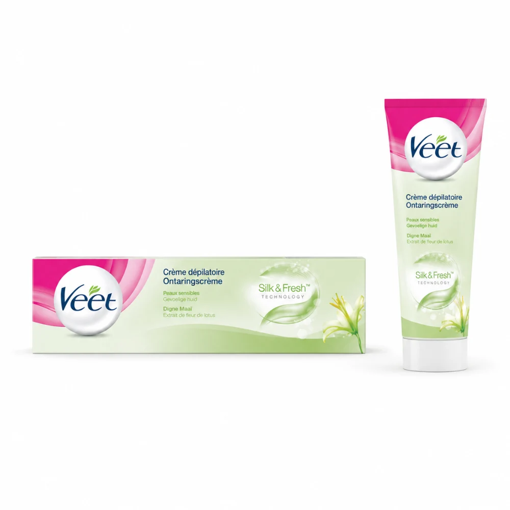 VEET crème dépilatoire peaux sèche (vert), 100 ml VEET crème dépilatoire peaux sèche (vert), 100 ml Lifepara Tunisie