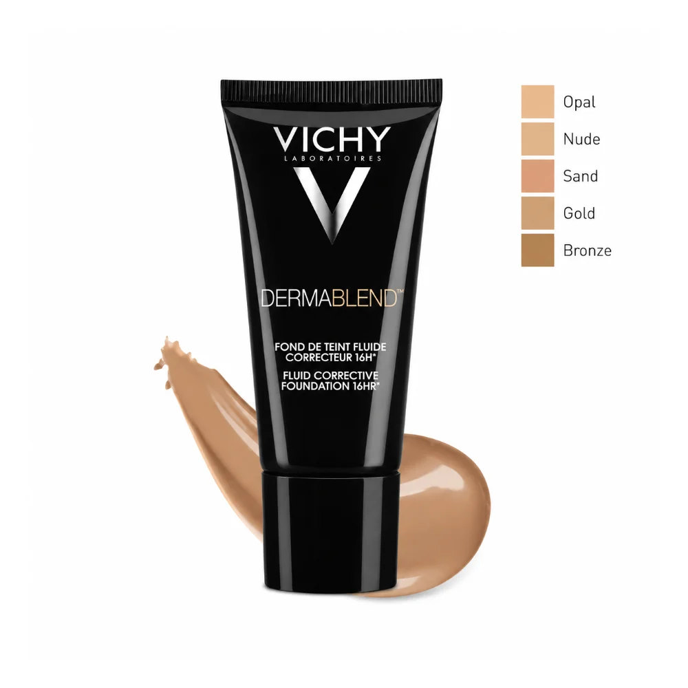 VICHY Dermablend Fond de Teint fluide correcteur 16h Teinte 15 Opal, 30ml VICHY Dermablend Fond de Teint fluide correcteur 16h Teinte 15 Opal, 30ml