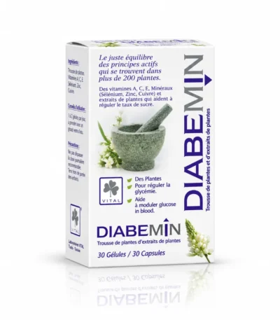 VITAL DIABEMIN, 30 gélules