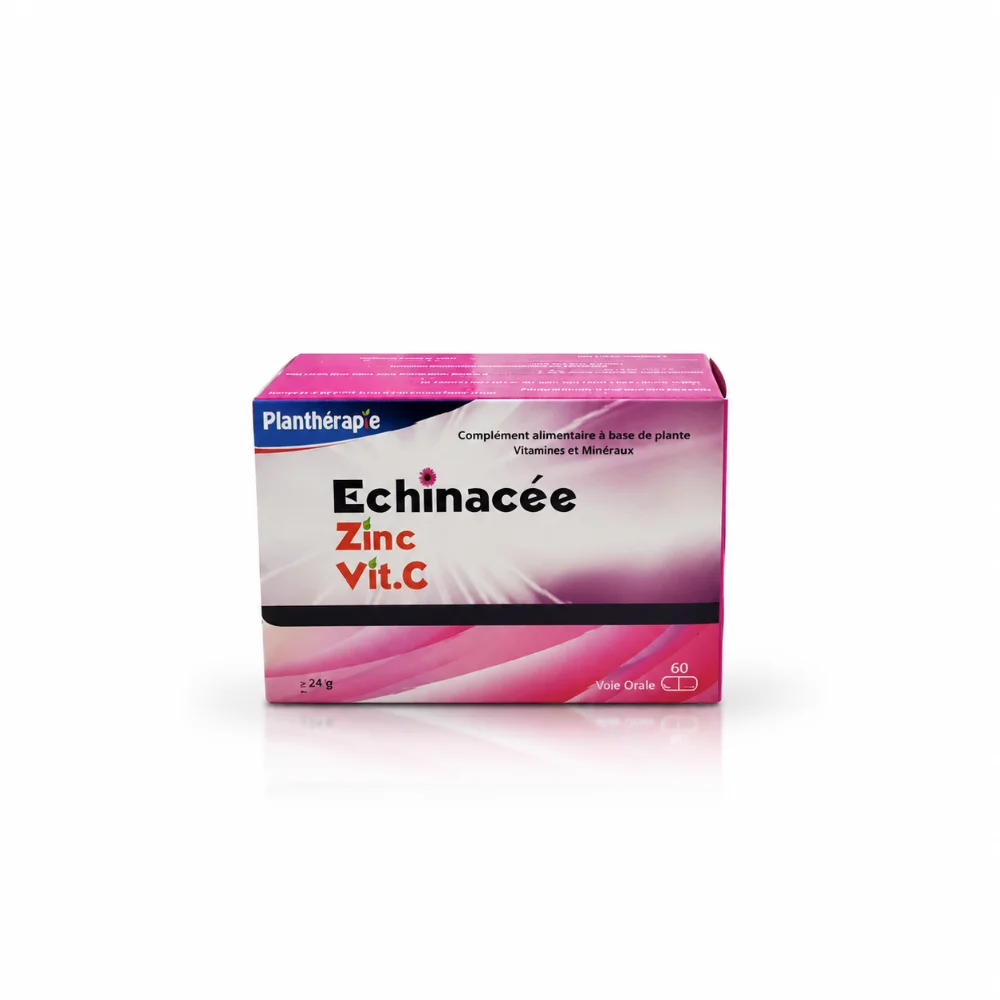 VITAL PLANTHERAPIE ECHINACEE ZINC+VIT C 60 gélules VITAL PLANTHERAPIE ECHINACEE ZINC+VIT C 60 gélules