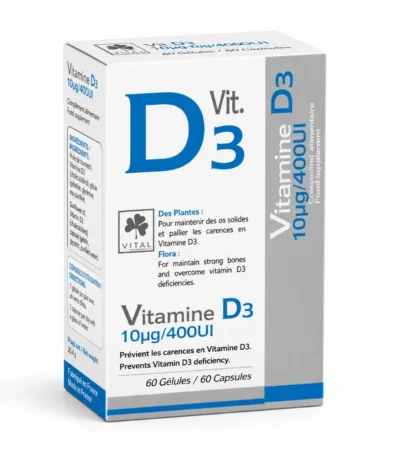 VITAL VITAMINE D3 30 GÉLULES-6192421105274