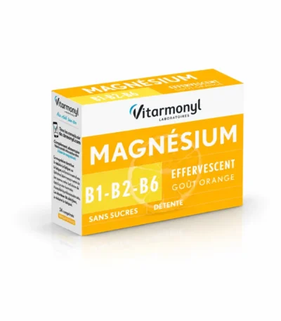 VITARMONYL MAGNÉSIUM + B1, B2, B6 EFFERVESCENT 24CP